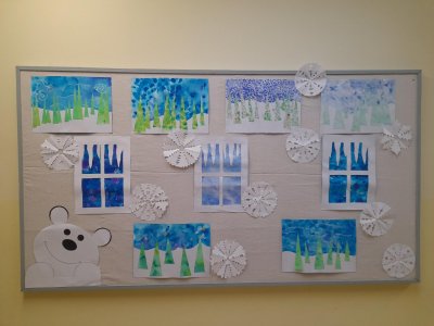 Zima pod štětcem čtvrťáků