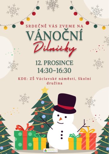 Vánoční dílničky 12.12.2024