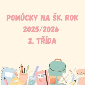 Pomůcky do 2. třídy