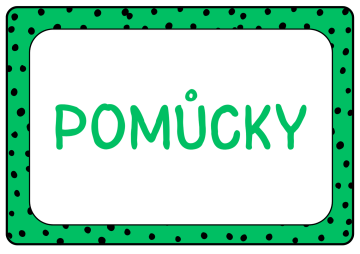 Seznam pomůcek na školní rok 2025/2026