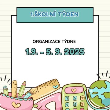 Organizace 1. školního týdne