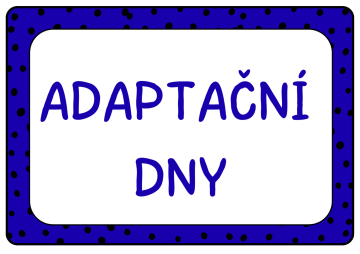 Adaptační dny