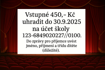 Divadelní představení 2025/2026
