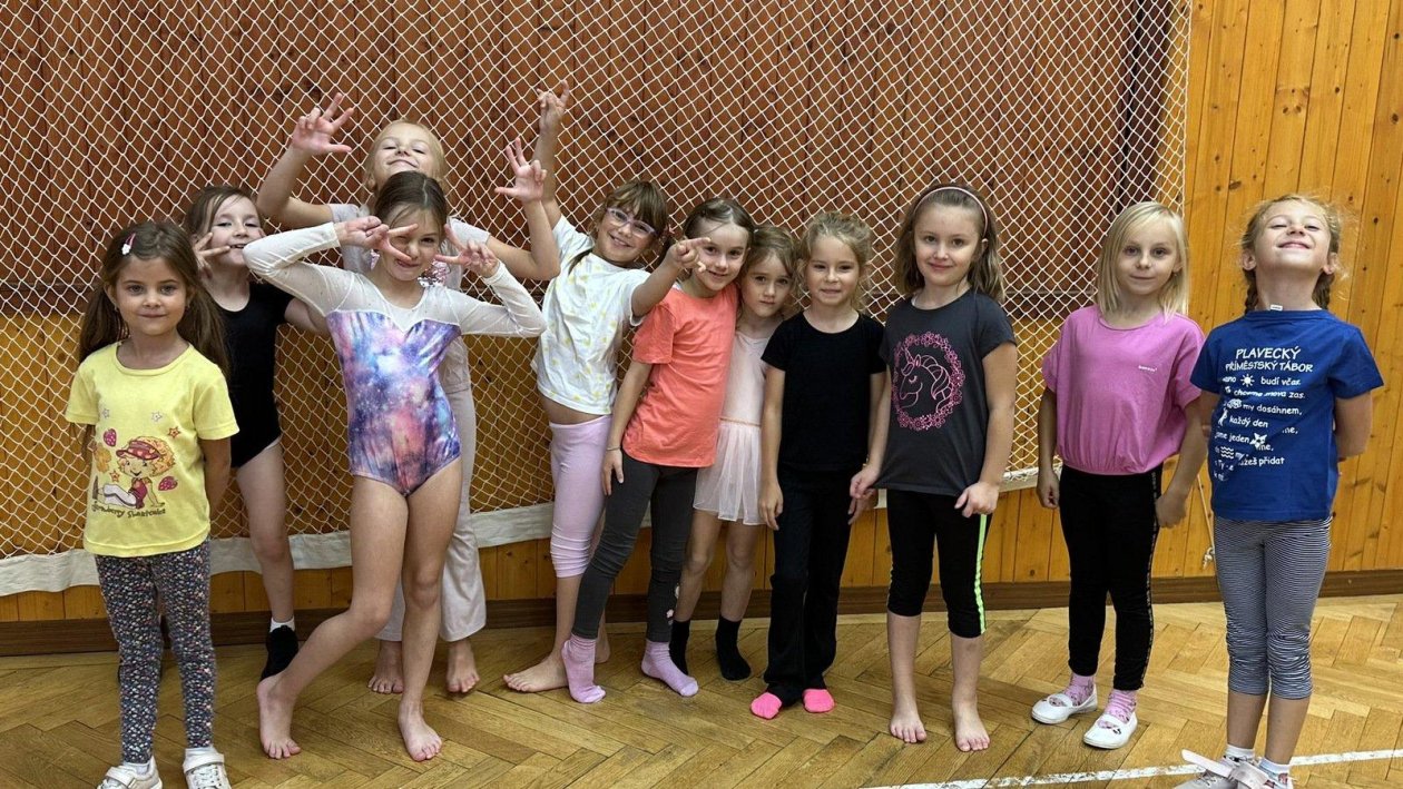 První gymnastika ve školní družině
