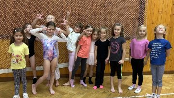 První gymnastika ve školní družině