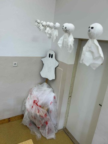 Přípravy na Halloween v naší třídě