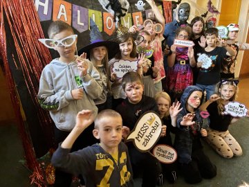 Naše třída ožila duchem Halloweenu