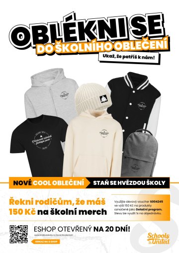 Školní e-shop je opět tu!