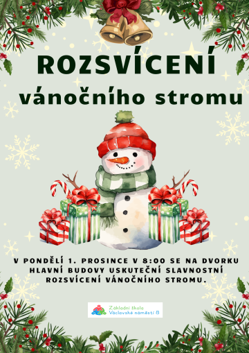 Rozsvícení vánočního stromu