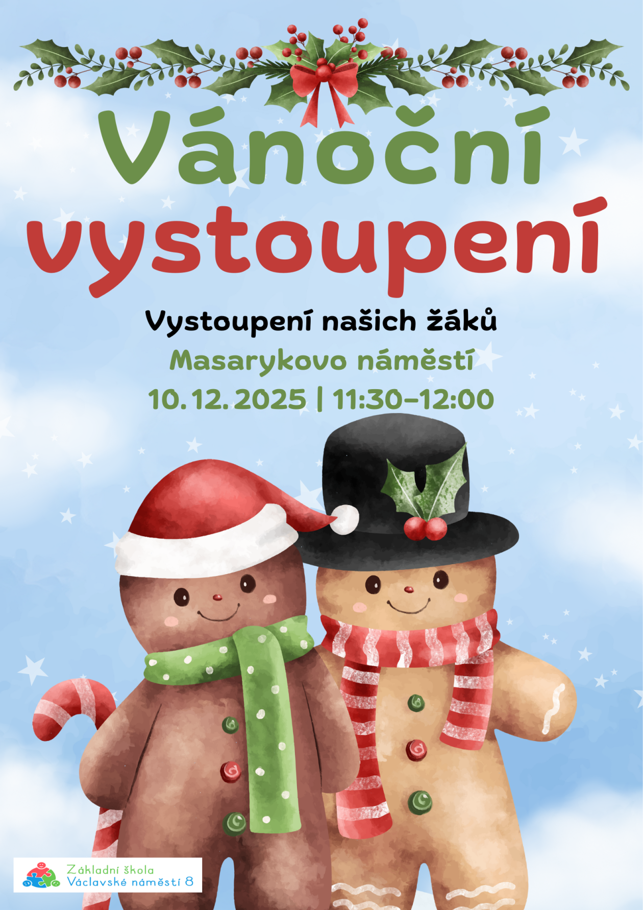 Vánoční vystoupení našich žáků