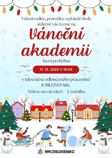 Vánoční akademie 11. 12. 2025