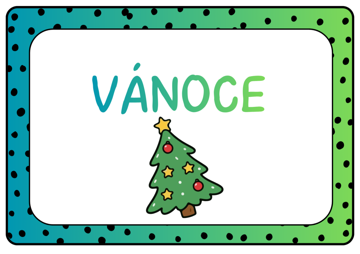 Vánoční výzdoba na jedničku