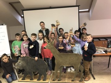 Lesní pedagogika - Les na talíři - menu pro zvířátka v lese