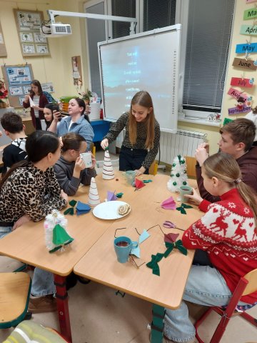 Vánoční tvoření dětí s rodiči