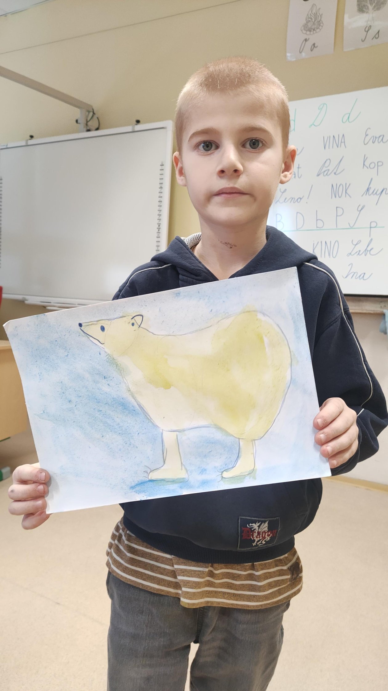 Leden ve výtvarném kroužku