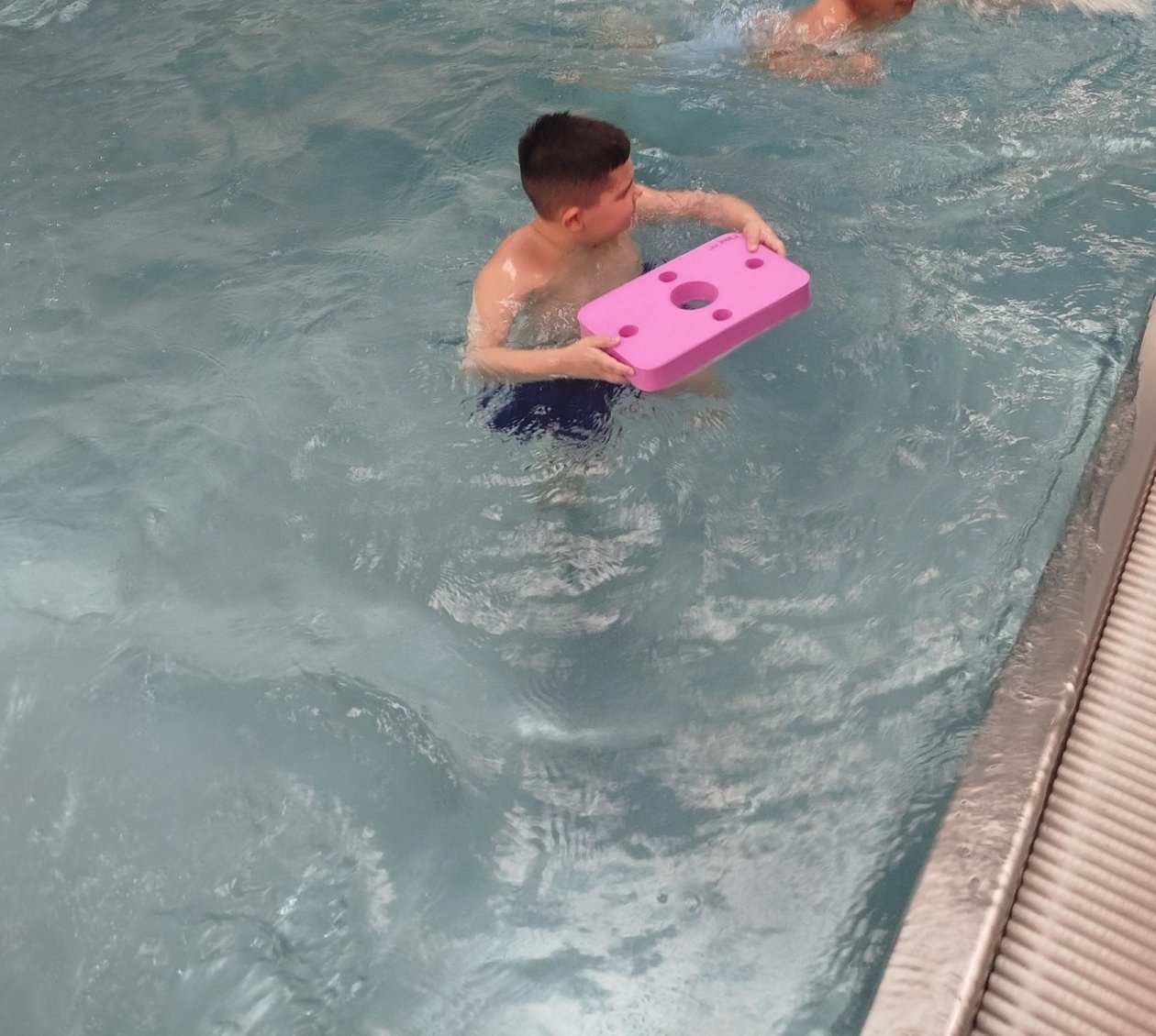 První hodina plavání I. a II.C