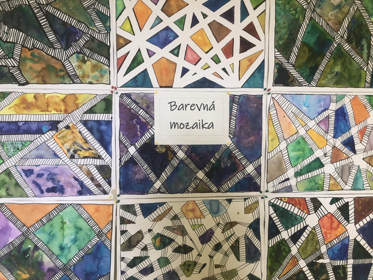 Hra s barvou a linií - 2. A, 5. B