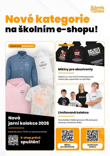 Školní e-shop opět otevřen!