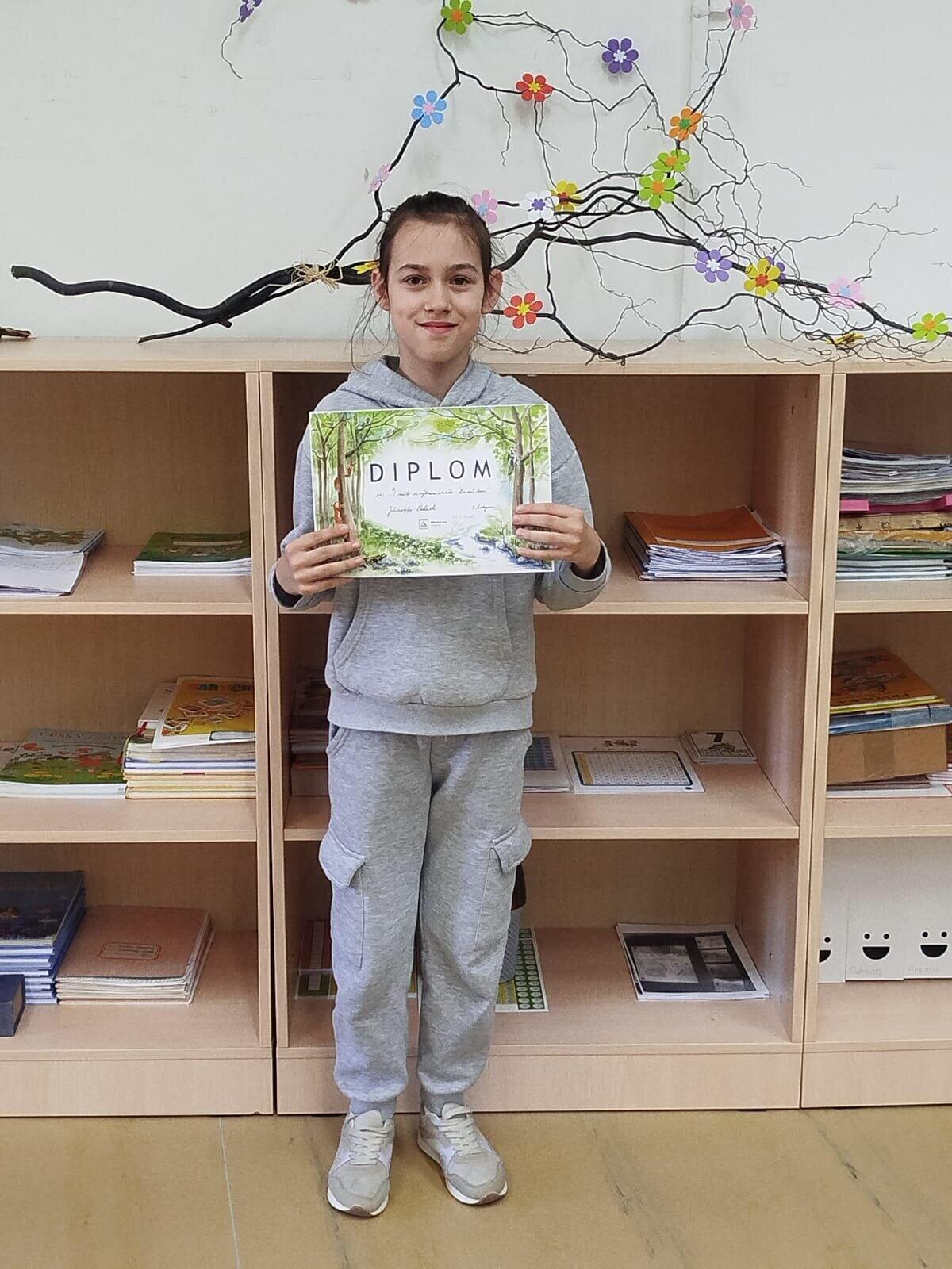 Líza zazářila ve výtvarné soutěži
