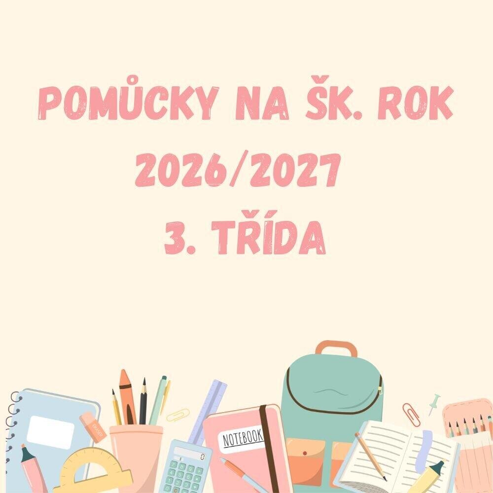 Pomůcky do 3. třídy