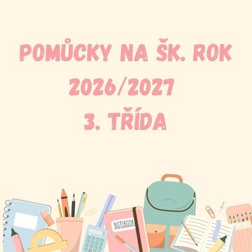 Pomůcky do 3. třídy
