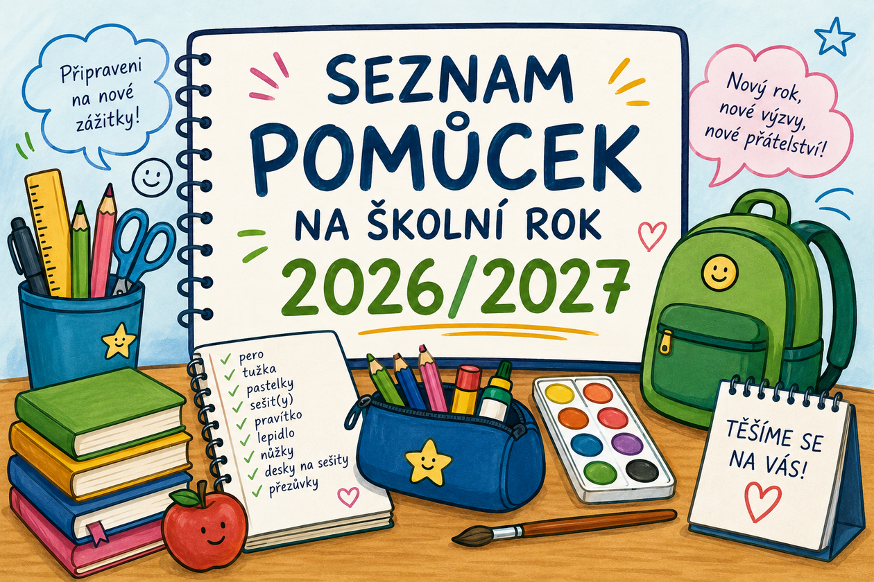 Seznam pomůcek na školní rok 2026/2027