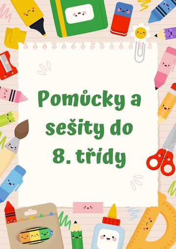 Seznam pomůcek pro školní rok 2026/2027
