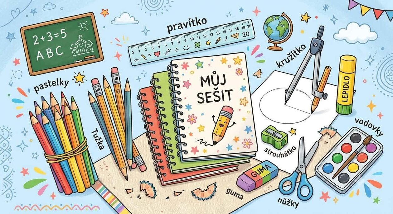 Seznam pomůcek do 1. ročníku 2026/2027