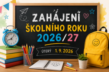 Informace k začátku školního roku 2026/2027 – organizace 1. týdne a další sdělení