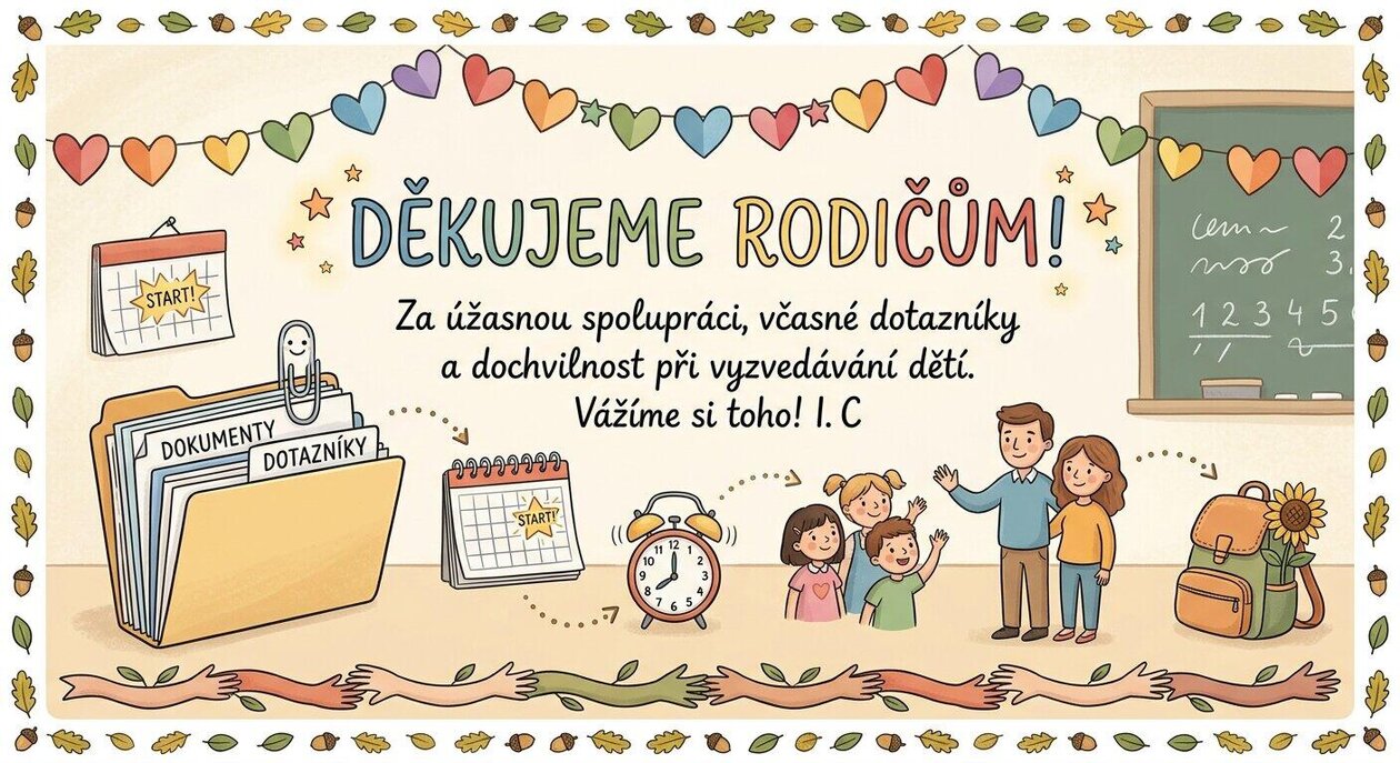 Obrovské DĚKUJEME za perfektní start do nového školního roku!