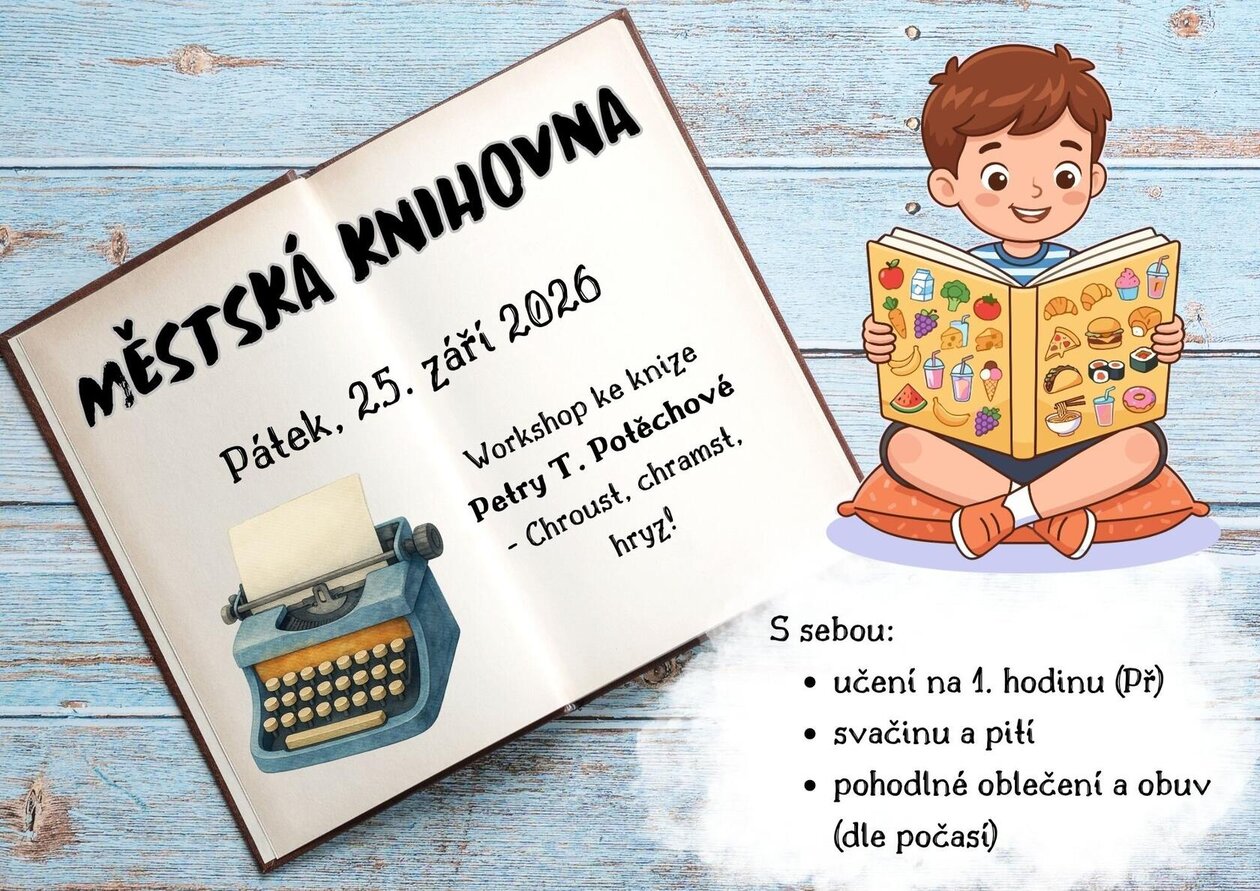 Návštěva Městské knihovny - pátek, 25. 9. 2026